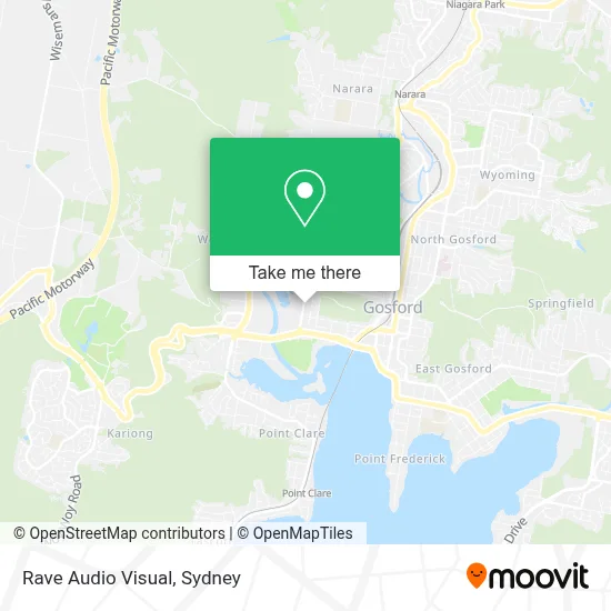 Rave Audio Visual map