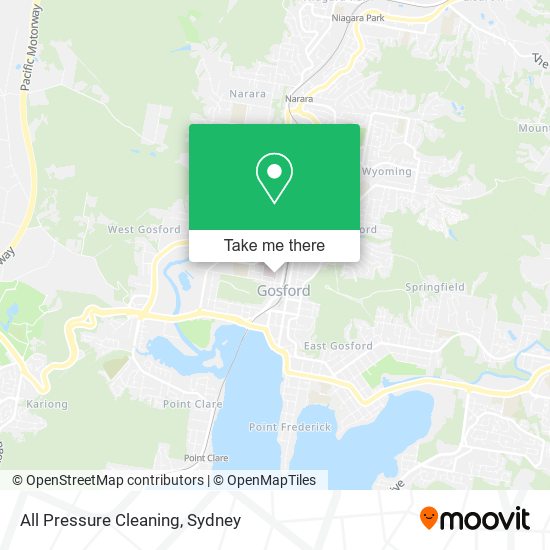 All Pressure Cleaning map