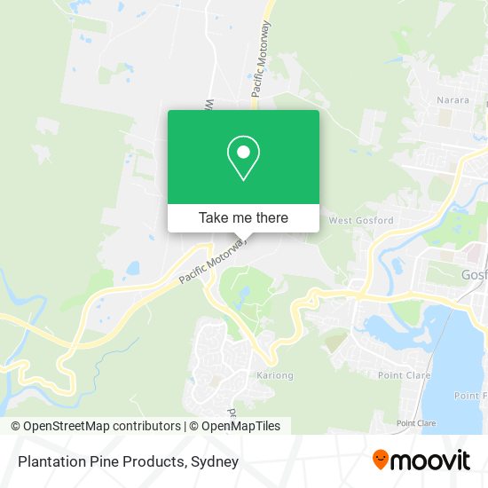 Plantation Pine Products map