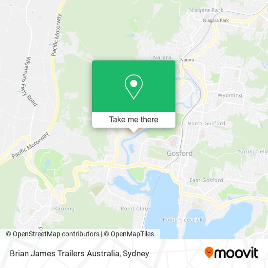 Brian James Trailers Australia map