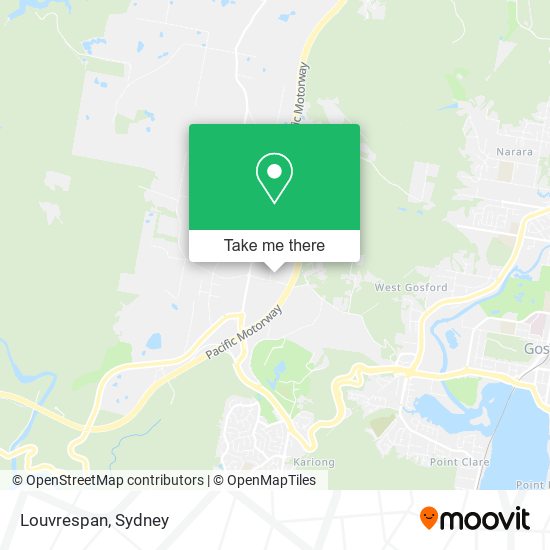 Louvrespan map