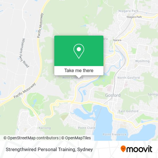 Mapa Strengthwired Personal Training