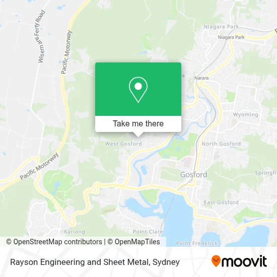 Rayson Engineering and Sheet Metal map
