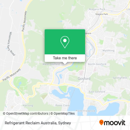 Refrigerant Reclaim Australia map