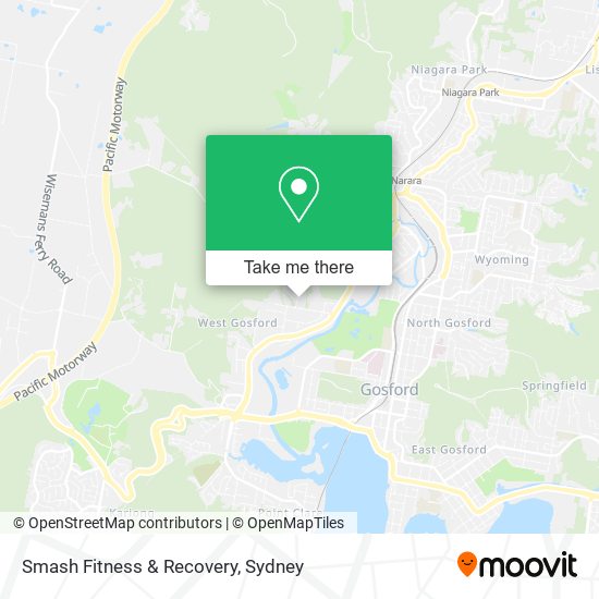 Smash Fitness & Recovery map