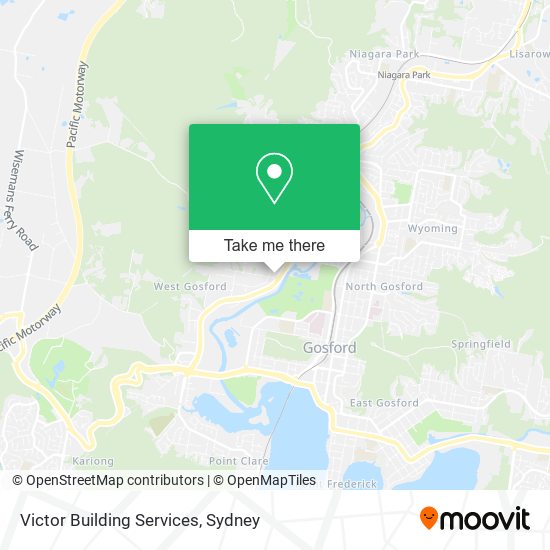 Victor Building Services map