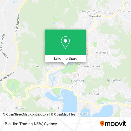 Big Jim Trading NSW map