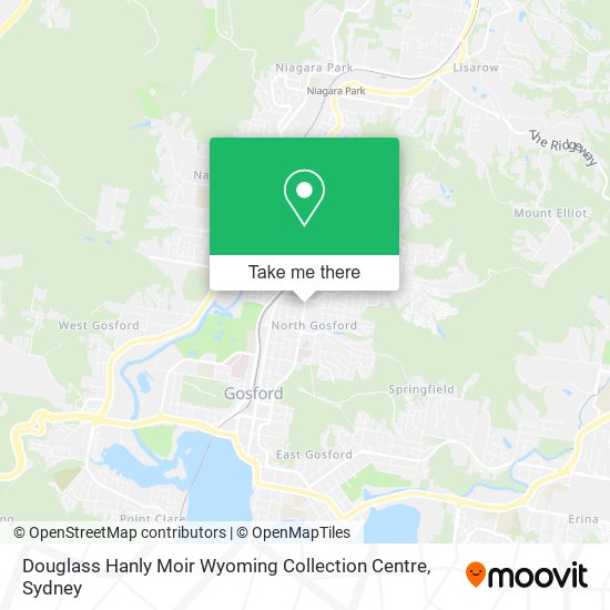 Douglass Hanly Moir Wyoming Collection Centre map