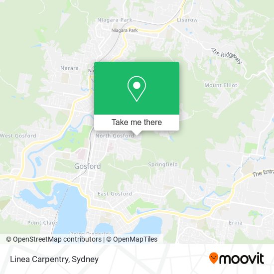 Linea Carpentry map