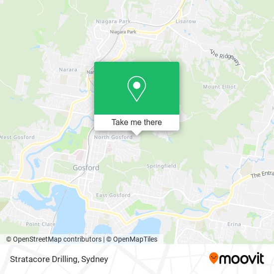 Stratacore Drilling map