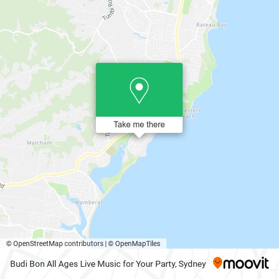 Budi Bon All Ages Live Music for Your Party map