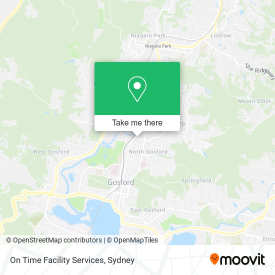 On Time Facility Services map
