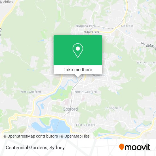Centennial Gardens map