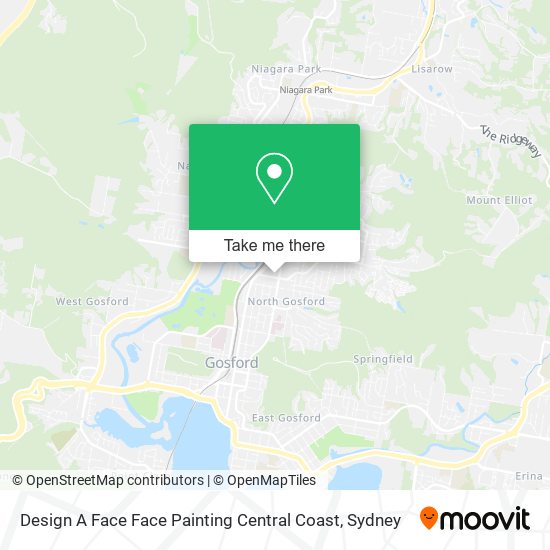 Mapa Design A Face Face Painting Central Coast