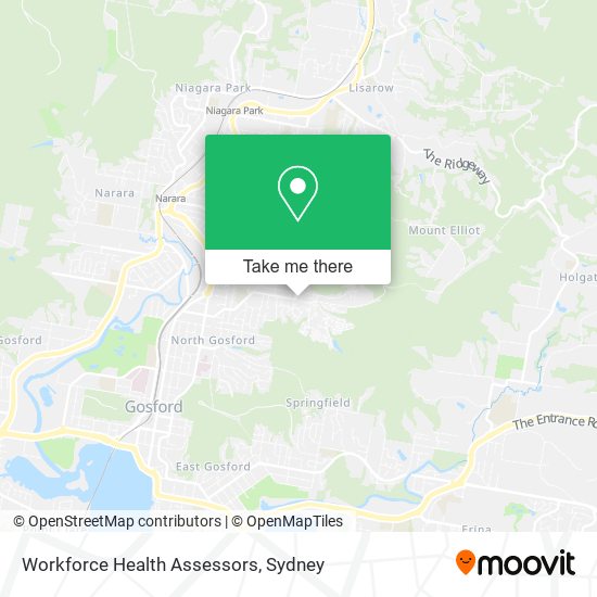 Workforce Health Assessors map