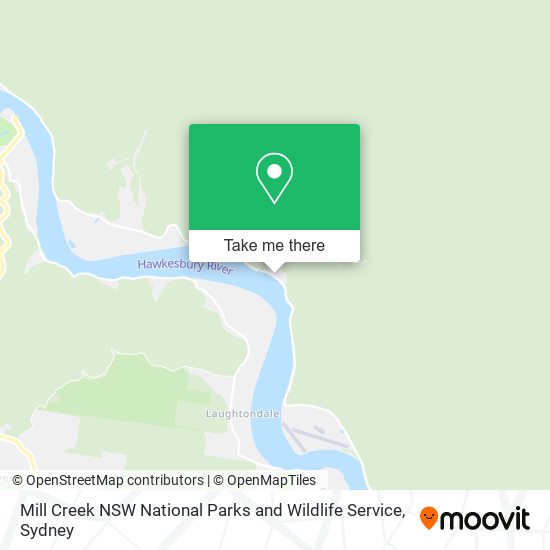 Mill Creek NSW National Parks and Wildlife Service map