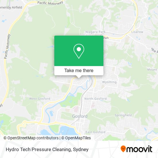 Mapa Hydro Tech Pressure Cleaning