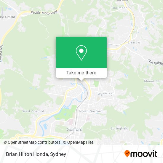 Mapa Brian Hilton Honda