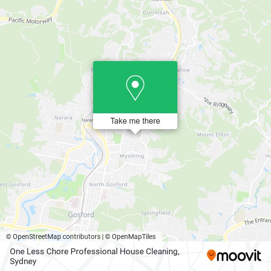 Mapa One Less Chore Professional House Cleaning