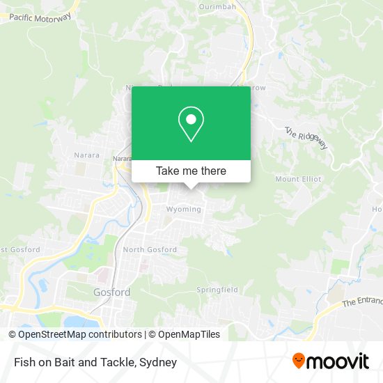 Mapa Fish on Bait and Tackle
