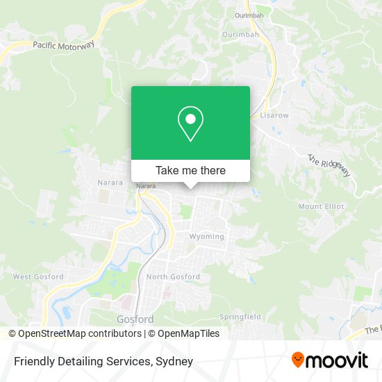 Friendly Detailing Services map