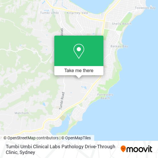 Tumbi Umbi Clinical Labs Pathology Drive-Through Clinic map