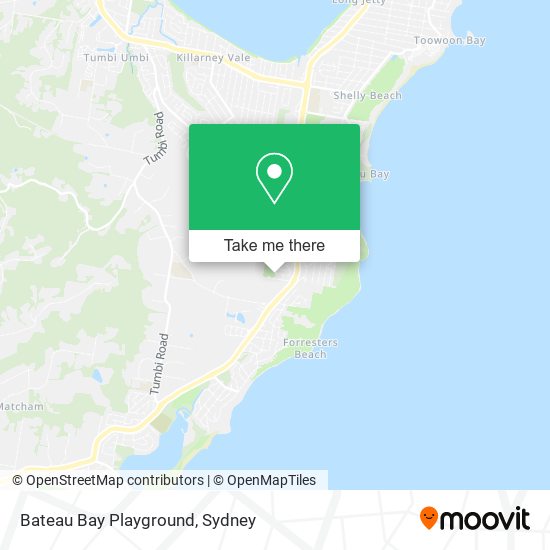 Bateau Bay Playground map