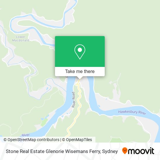 Stone Real Estate Glenorie Wisemans Ferry map