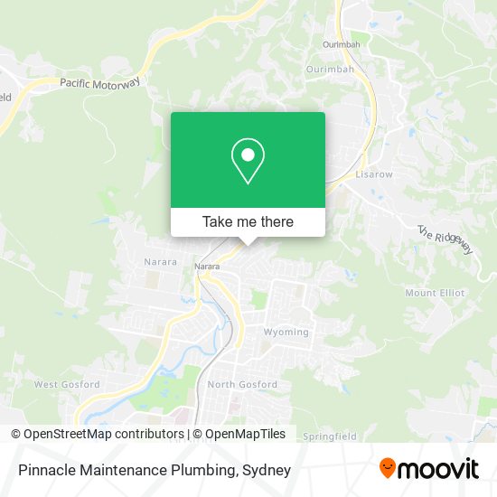 Pinnacle Maintenance Plumbing map
