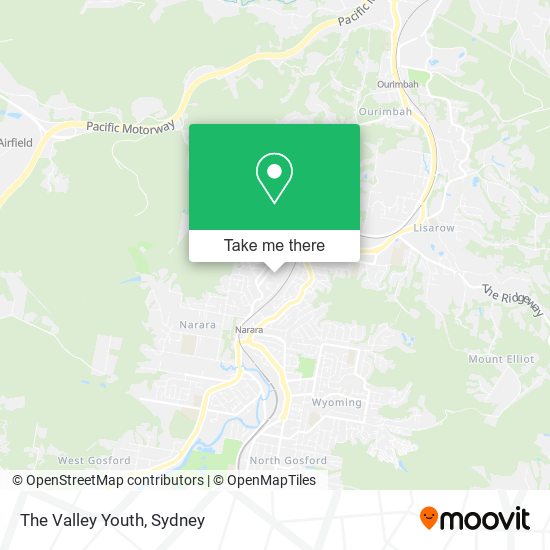 The Valley Youth map