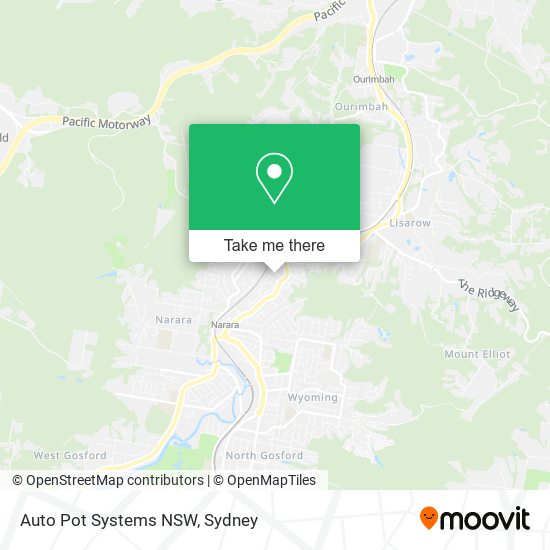 Mapa Auto Pot Systems NSW