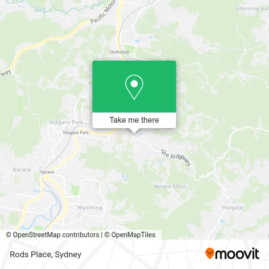 Rods Place map