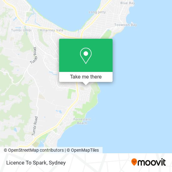 Licence To Spark map