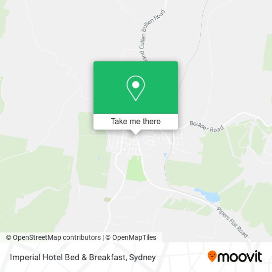Imperial Hotel Bed & Breakfast map