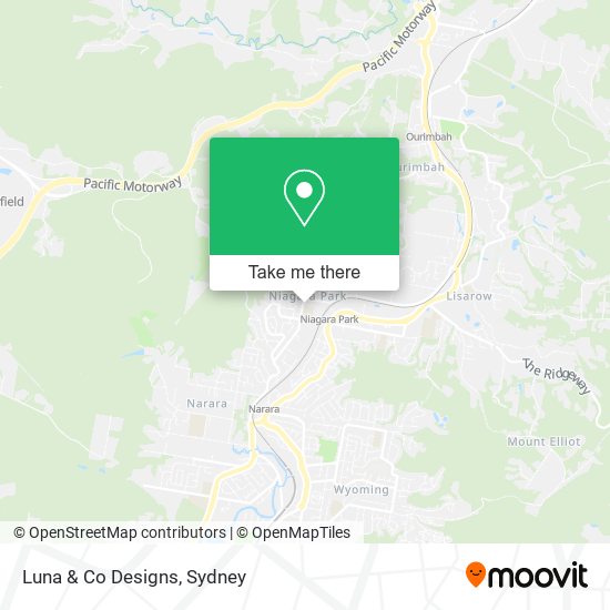 Luna & Co Designs map
