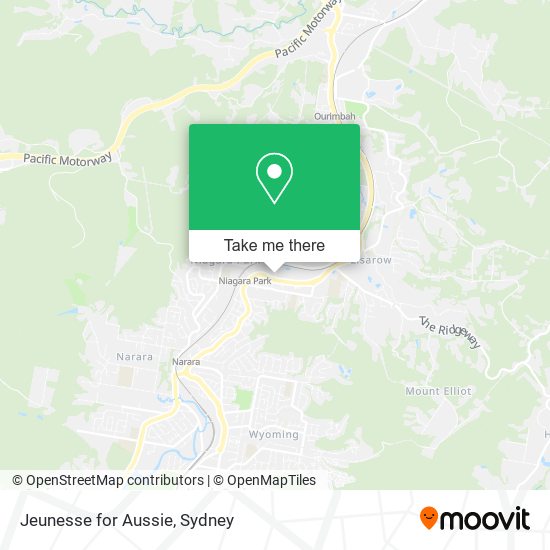 Jeunesse for Aussie map