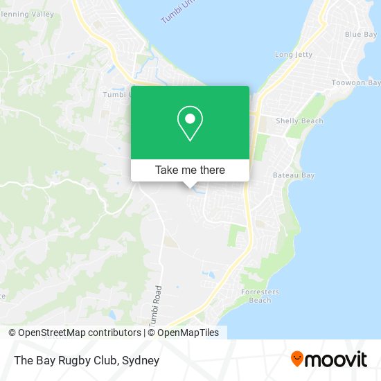 The Bay Rugby Club map