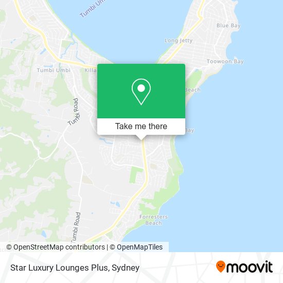 Star Luxury Lounges Plus map