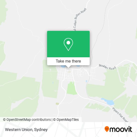 Western Union map
