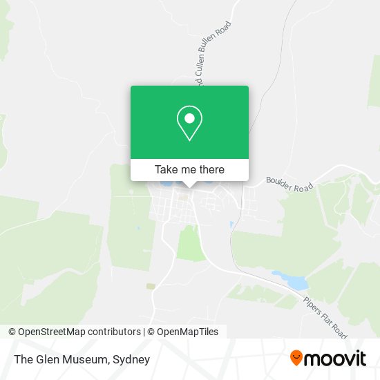 The Glen Museum map