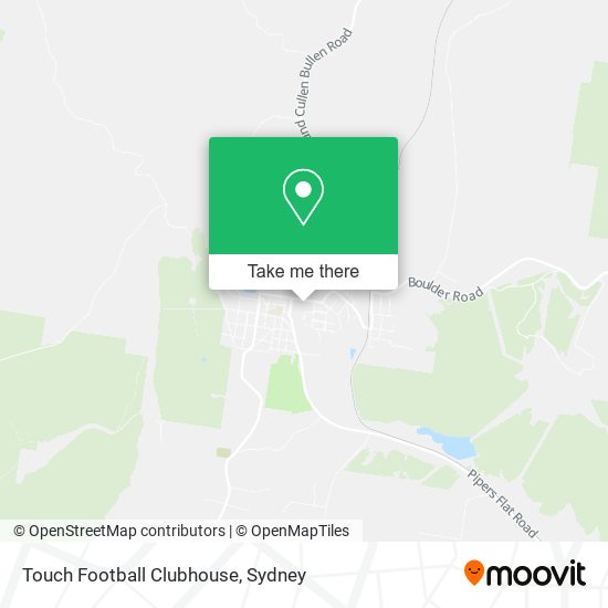 Touch Football Clubhouse map