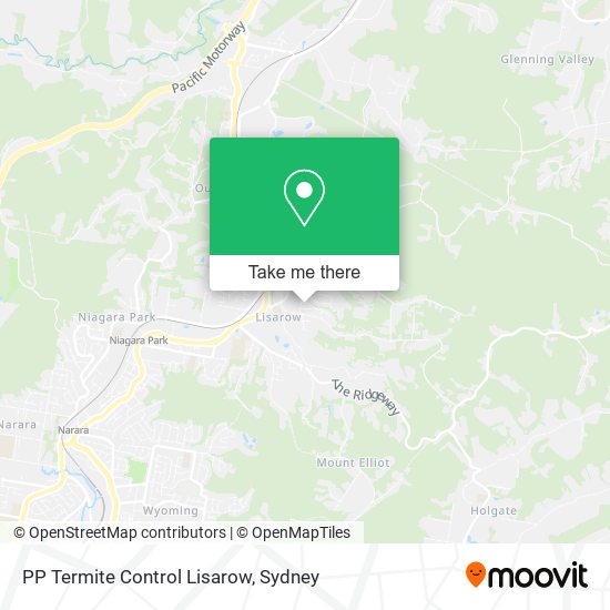 PP Termite Control Lisarow map