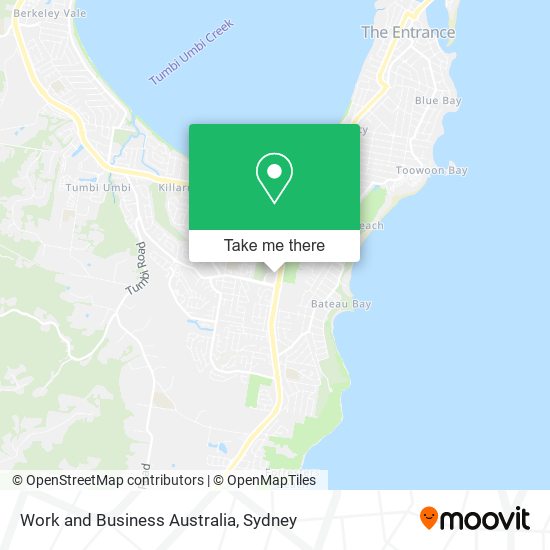 Work and Business Australia map