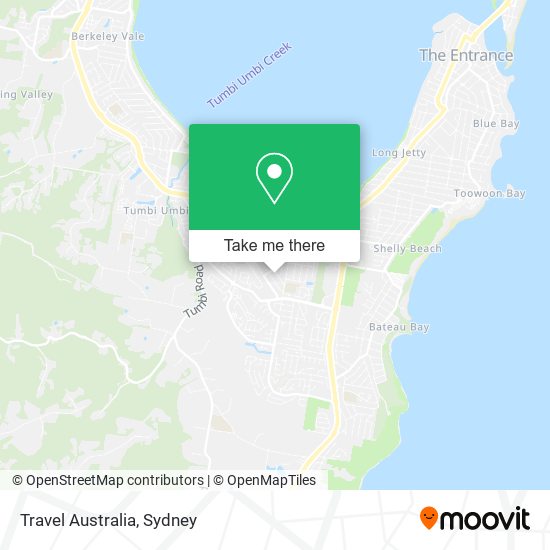 Mapa Travel Australia