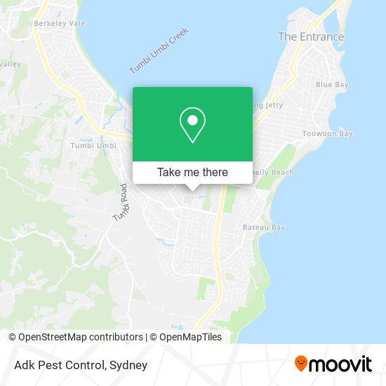 Adk Pest Control map