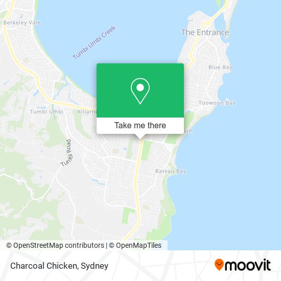 Charcoal Chicken map