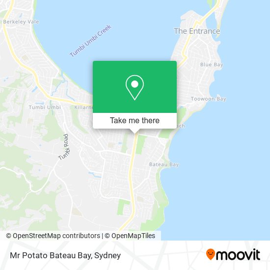 Mapa Mr Potato Bateau Bay