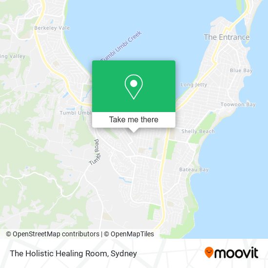 The Holistic Healing Room map