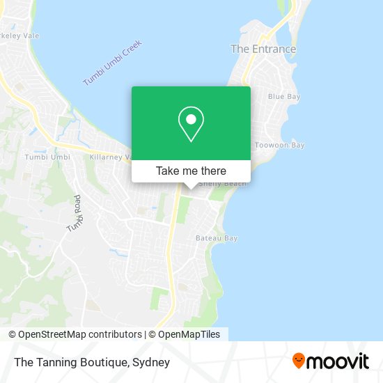 The Tanning Boutique map