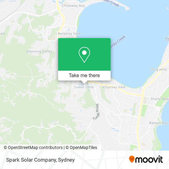 Spark Solar Company map
